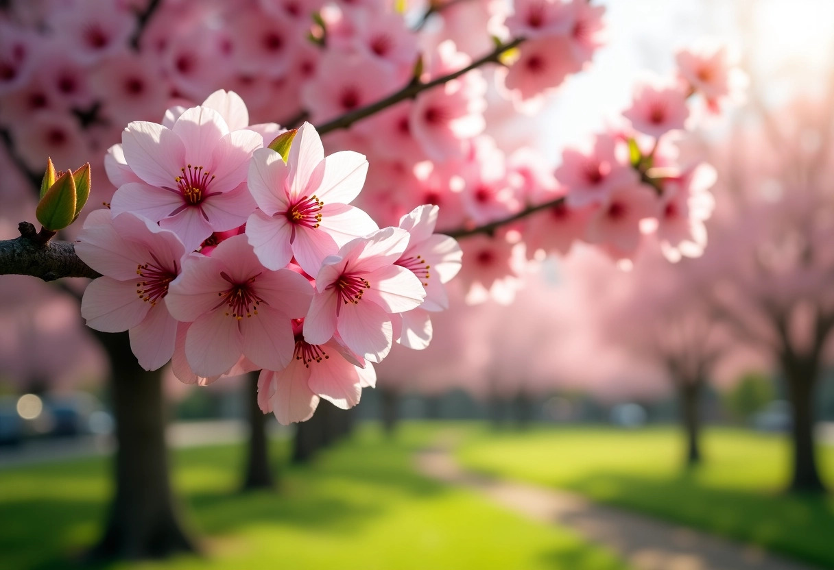 arbre fleurs