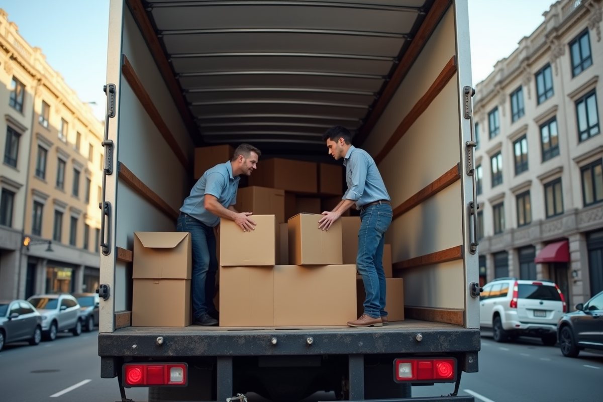 camion déménagement